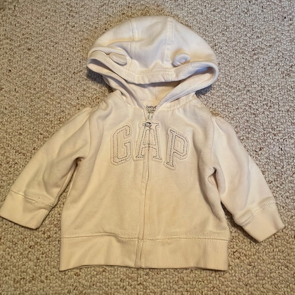 Baby gap zip up sweatshirt